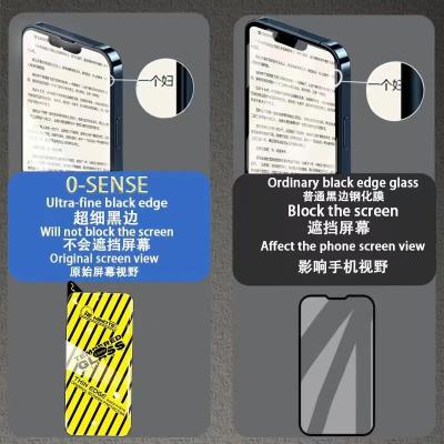 Cina O Sense One Minute High Aluminum Tempered Glass Screen Protector For Iphone 15 Samsung S24 A12 A54 A74 S23 in vendita