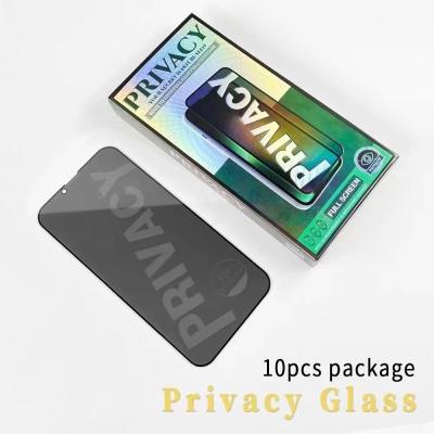 China OG Privacy Glass Protector 280AB GLUE 0.3MM Anti Spy For IPhone 15 Pro Samsung A12 S24 Vivo Y12 Itel S23+ à venda