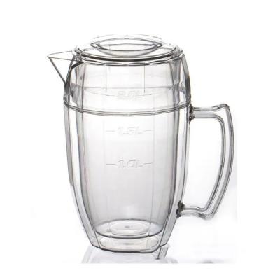 Square Plastic Carafe Milk Water Pitcher - China Water Pitcher and Plastic  Milk Pitcher price