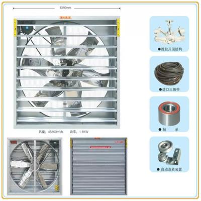 China Stainless Steel Exhaust Fan In Chicken Coop Swung Drop Hammer for sale