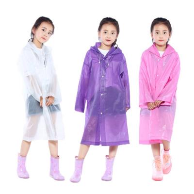 China 100%EVA Rain Poncho For Kids Bohemian Style ODM Available With Hood for sale