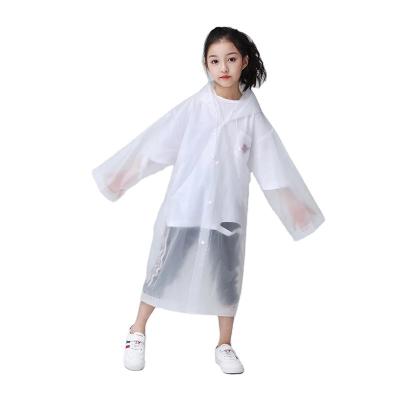 China Eco Friendly Transparent Kids Raincoat PVC Coating heat sealing Technic for sale