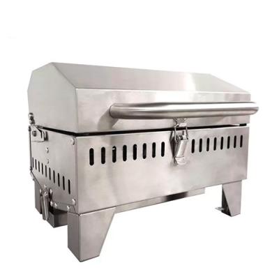 China Commercial Portable LP Gas Grill Stainless Steel Outdoor Bbq Camping for sale