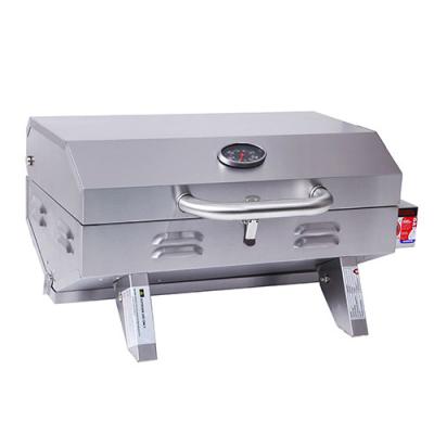 China Kebab Shop Stainless Steel Bbq Gas Grill Park Party Caravan Portable Gas Barbeque Grill for sale