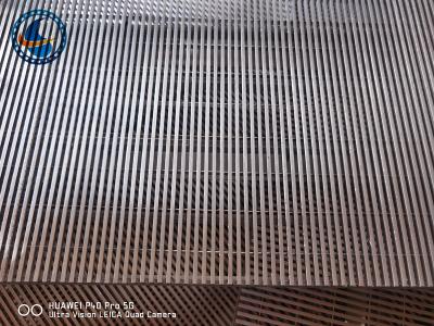 China Custom Ss316l Wedge Wire Screen Panels For Sediment Filtration for sale