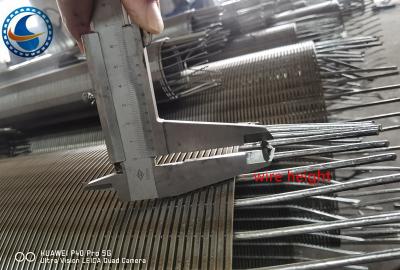 中国 OD 273mm V Wire Johnson Wire Screen Non Magnetic Stainless Steel 販売のため