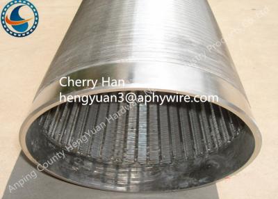 China Full Welding Johnson Water Filter Pipe Anti Corrosion For Oil / Gas Industry for sale