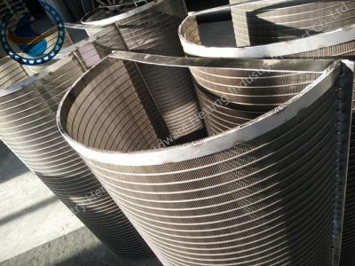 China Non Clogging Wedge Wire Screen Panels for sale