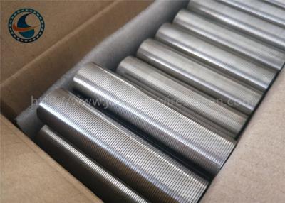 China Anti Corrosion Wedge Wire Screen Pipe , Stainless Steel Wedge Wire Mesh Tube for sale