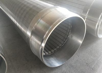 China High Strength Sand Control Screens , SS Johnson Wire Wrapped Screen for sale