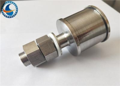 China Wedge Wire Wrapped Screen Water Filter Nozzles Stainless Steel Slot 0.25mm for sale
