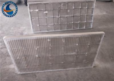 China Reliable Johnson Wedge Wire Screen Panels , Anti Abrasion Wedge Wire Sheets for sale