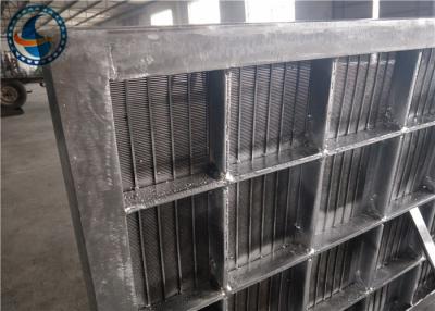 China Stainless Steel Wedge Wire Screen Panels , Vee Wire Welded Johnson Screen Mesh for sale