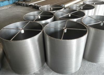 China Heat Resistant Rotary Screen Drum , Stainless Steel Wire Strainer Basket for sale