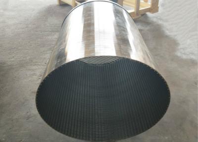 China Anti Deformation Sand Control Screens , Stainless Steel Profile Wire Screen for sale