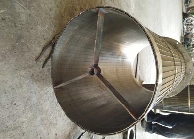 China Back Flush Rotary Screen Drum With Firm Structure Customization Acceptable for sale