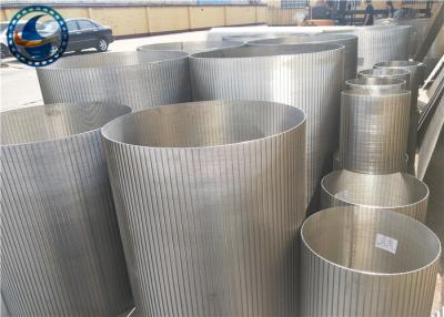 China Stainless Steel Reverse Wedge Wire Screen For Waste Water Treatment Plant for sale