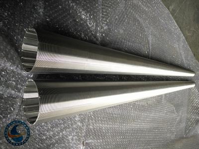 China Stainless Steel 316L Tapered Metal Tube High Strength With 512 / 1020mm Length for sale