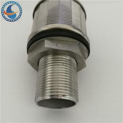 China 304 Johnson Screen Wedge Wire Stainless Steel Water Filter Nozzle for sale