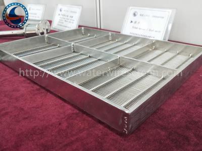 China 1.0mm Slot Pulp And Paper Mills Wedge Wire Panels for sale