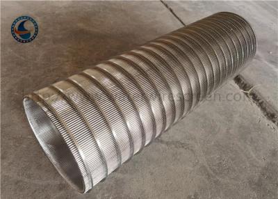 China Cylindrical Ss304 316l Welded Wedge Wire Screen for sale