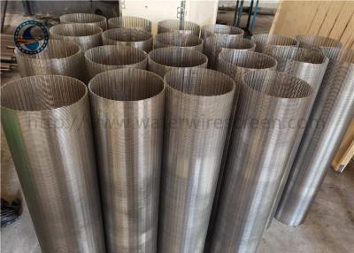 China Stainless Steel Slot 60 5.8m Wedge Wire Filter All Welded for sale