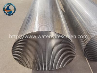 China Rohr Ss304 Od600mm Johnson Wedge Wire Filter Screen für Wasserkraft-Anlagen zu verkaufen