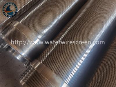 China 8-5/8” Ss enarenan el control 219m m Johnson Wire Screen Filter Pipe para el pozo de petróleo en venta