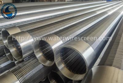 China Control de desecación 3-1/2” Johnson Stainless Steel Well Screen de la arena en venta