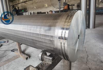 China Welded Stainless Steel 0.3mm Slotted Wedge Wire Pipe Cylinder Type for sale