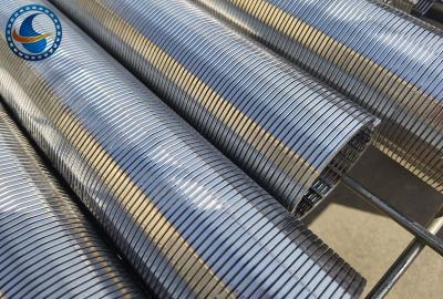China 60um Slot Od 75mm Wedge Wire Screen Pipe Pure Circle for sale