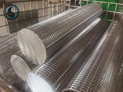 China Duplex Steel 2507 Continuous Slot Wedge Wire Pipe for sale