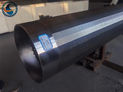 China Geschweißtes zylinderförmiges Keil-Draht-Filterrohr/Durchmesser des Rohr-168mm zu verkaufen