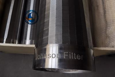 China Tubulação de aço inoxidável da tela de Johnson Filter Welded Wedge Wire à venda