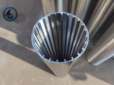 China 18s Profile Full Welded Wedge Wire Screen With Q35 Support Rod for sale
