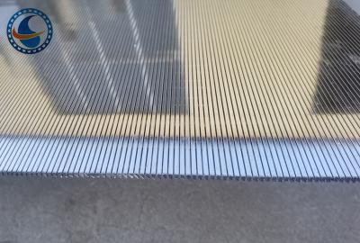 China 100mm Slot Wedge Wire Screen Panels Stainless Steel Customized for sale