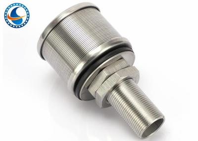 China Ss316l 1.5m3/H Flow Wedge Wire Screen Nozzle For Water Treatment for sale