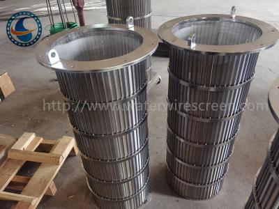 China Duplex Steel 2507 Wedge Wire Screen Continuous Slot Id 300mm for sale