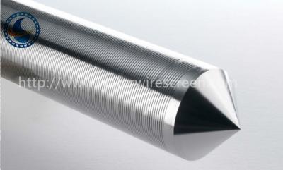 China Keil-Draht-Filterrohr-ununterbrochener Schlitz Johnson Type Dias 125mm zu verkaufen