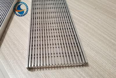 China Pantalla de acero inoxidable del panel del alambre de la cuña 316l para el filtro del dren de piso en venta