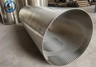 China Ss 316l Wedge Wire Screen Basket Diameter 915mm Vee Profile for sale
