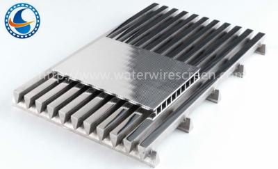 Chine L'écran de fil de cale de fente 304 d'acier inoxydable lambrisse/plat à vendre