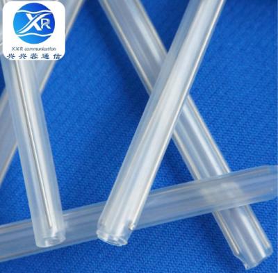 China Transparent Fiber Optic Cable Protection Sleeve Double Steel Rod for sale