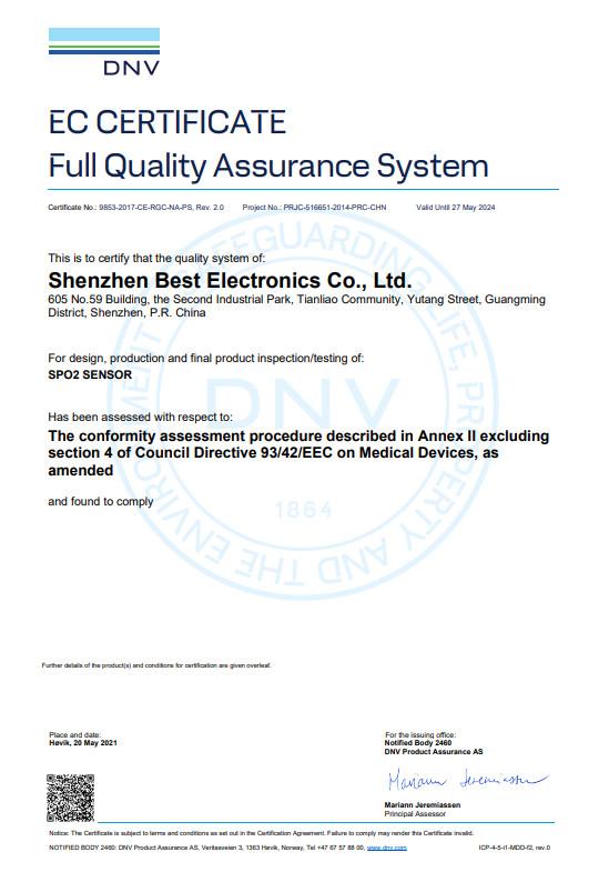 CE - Shenzhen Best Electronics Co., Ltd.