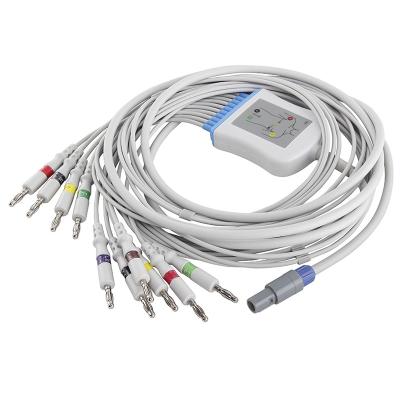 China Welch Allyn SE-PRO-600 M2461A EKG Cable and Leadwires IEC 4.0Banana Connector for sale