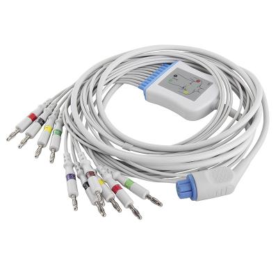 China Datex EKG Cable and Leadwires IEC 4.0Banana Connector for sale