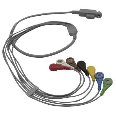 中国 JincoMed Old Type Holter ECG Cable and Leadwires 10 lead IEC Snap 販売のため
