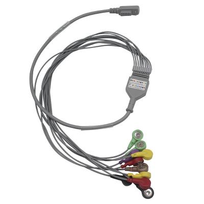 中国 JincoMed New Type Holter ECG Cable and Leadwires 10 lead patient monitor 販売のため