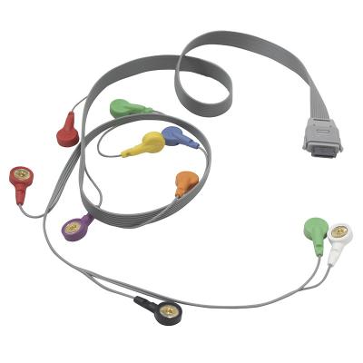 Китай Аппаратуры Edan 3ft кабеля ECG Holter биомедицинские 10 кабель и Leadwires руководства ECG продается