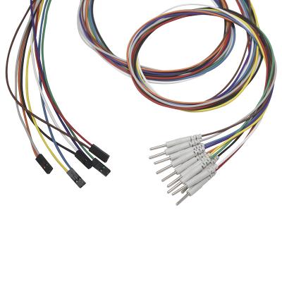 China Elétrodo do fio de ligação do EMG do EEG de Pin Plug To 2,00 milímetro Pin Leadwires Plated Gold dos elétrodos 2 do EEG de Du Pont à venda